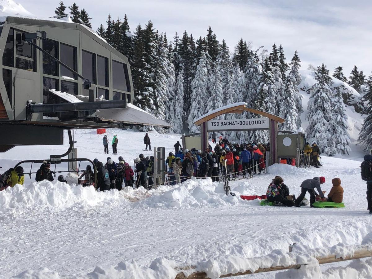 Charmant Studio Cabine Cosy A 100 M Des Pistes 샴루스 외부 사진