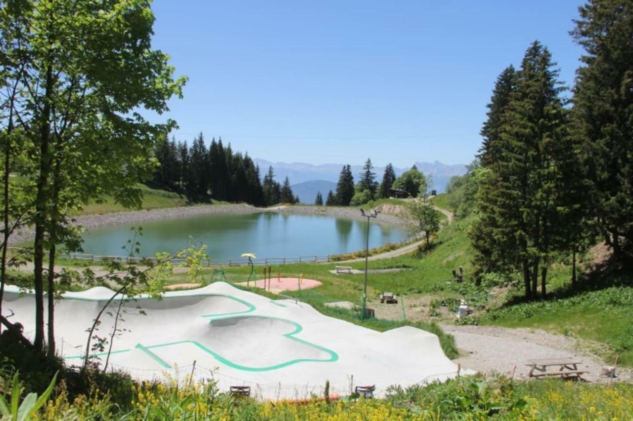 Charmant Studio Cabine Cosy A 100 M Des Pistes 샴루스 외부 사진
